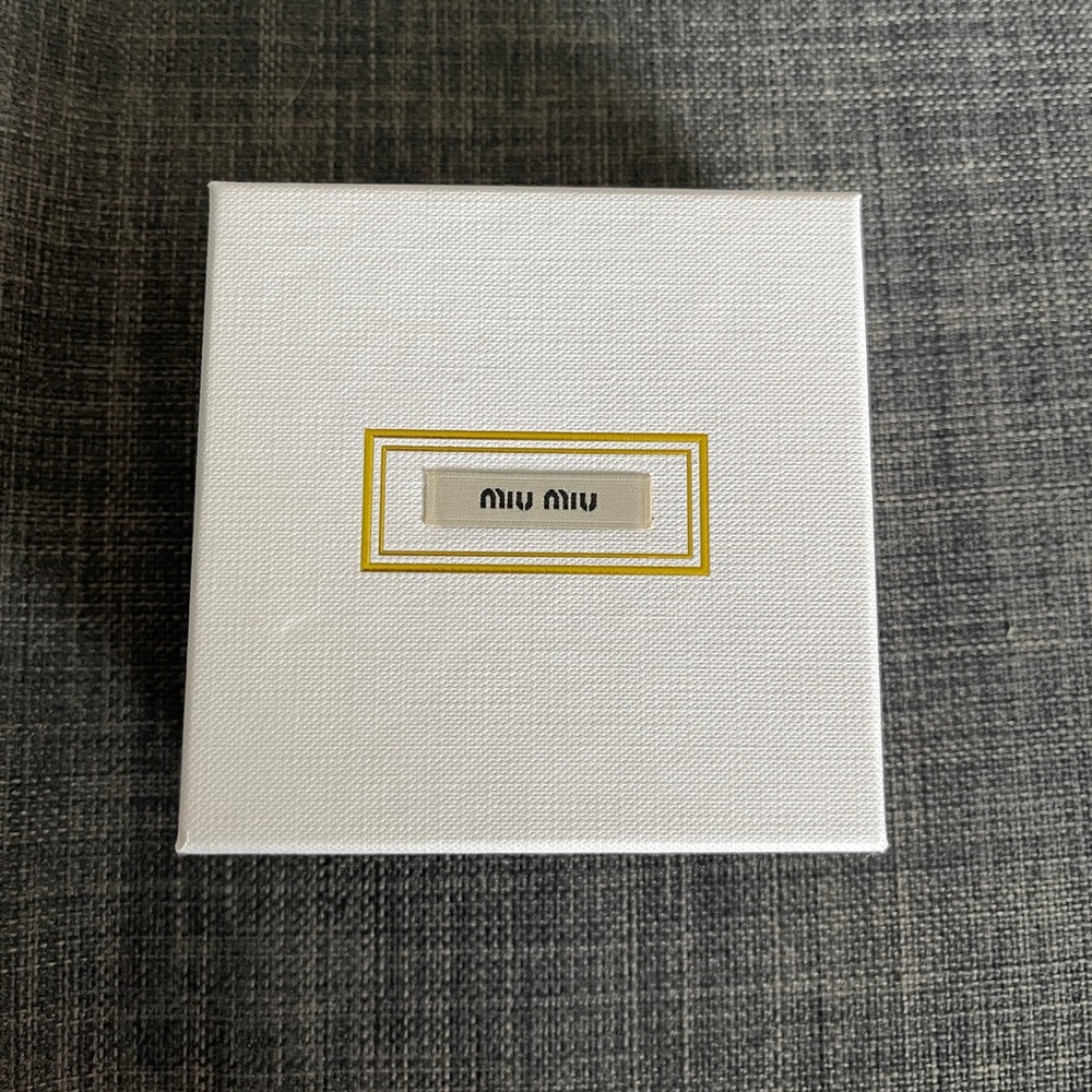 Authentic MiuMiu empty box jewelry box